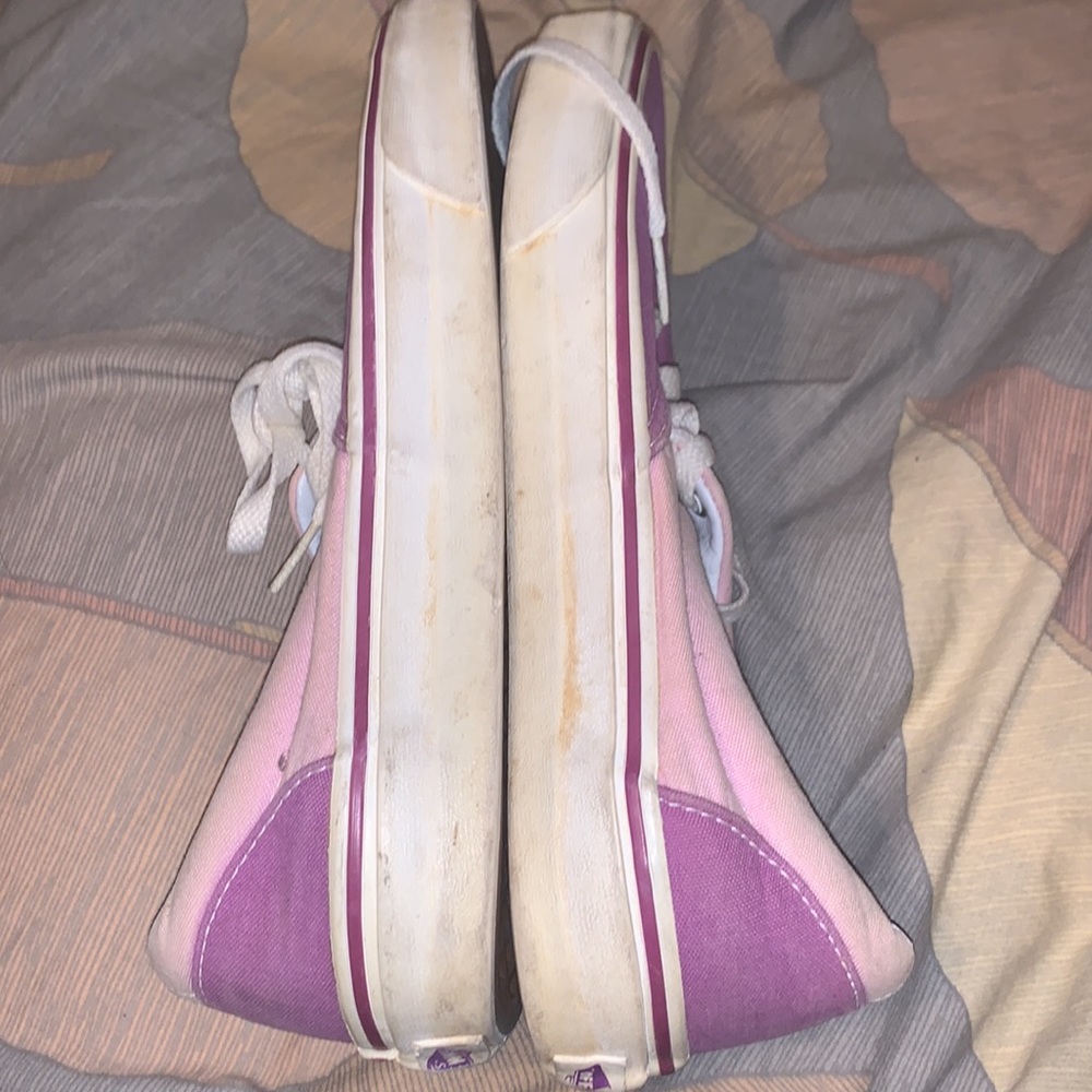90S Made In Usa Vans Authentic Pink l Men 8.5 vintage - Picture 6 of 7